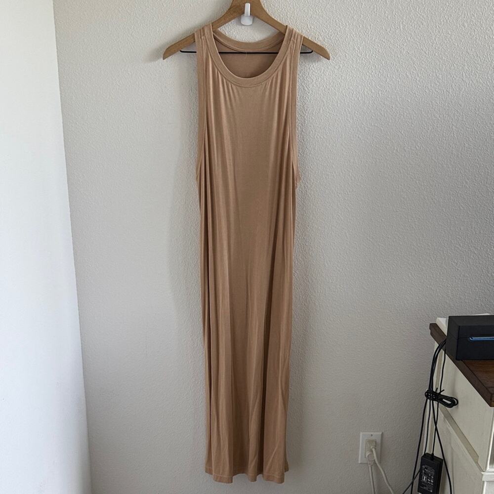 Lululemon Ease of It All Tan Neutral Athleisure Dress 6